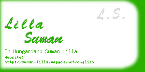 lilla suman business card